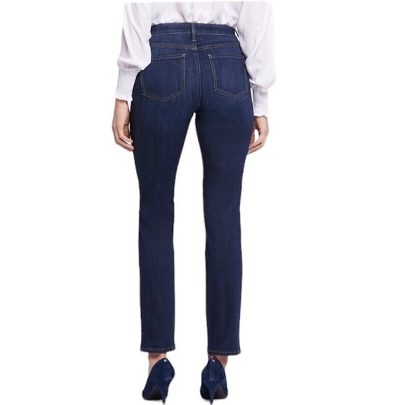 NYDJ Sheri Slim Dark Wash Lift Tuck Technology Jeans Size 14 - Picture 4 of 13